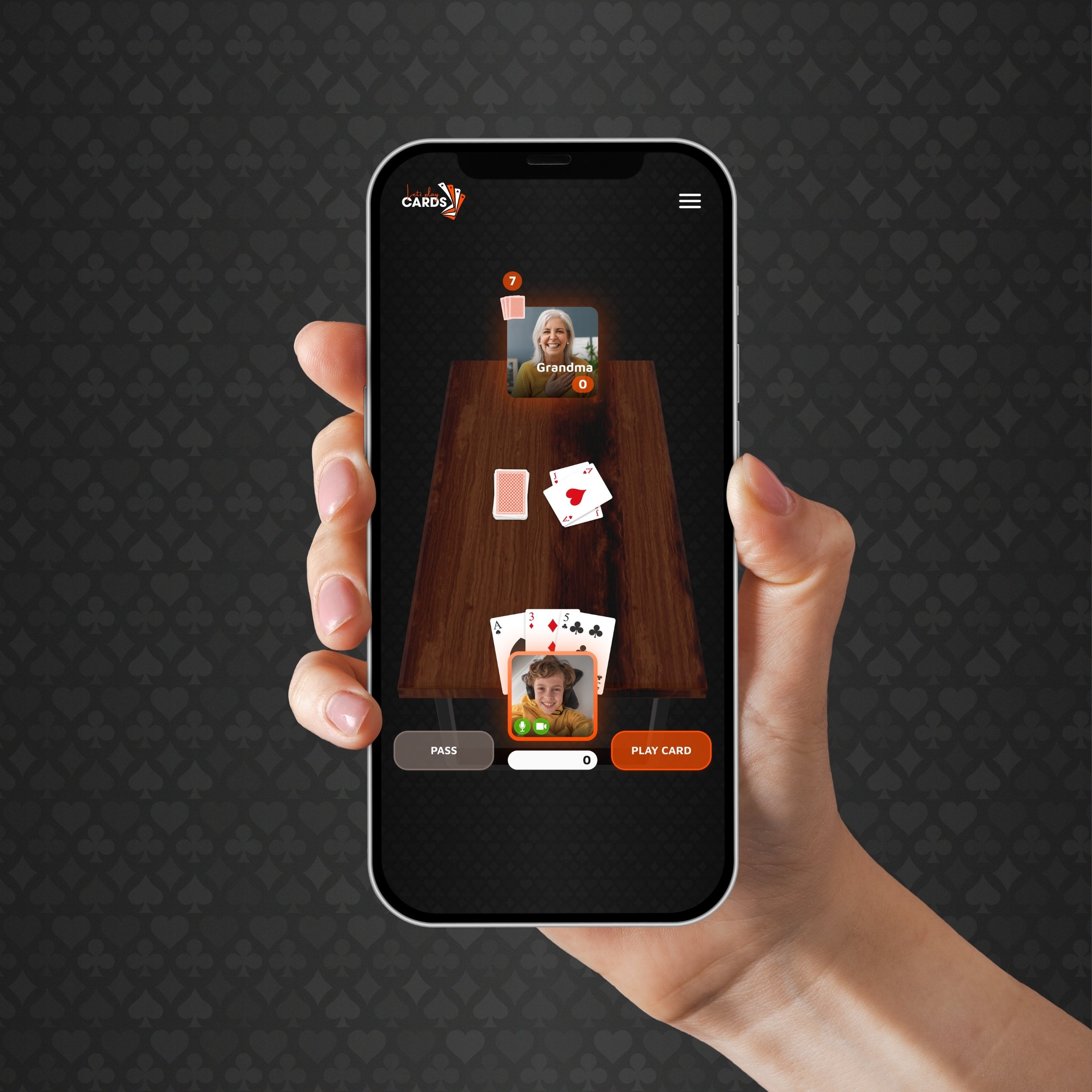 Let's Play Cards mockup