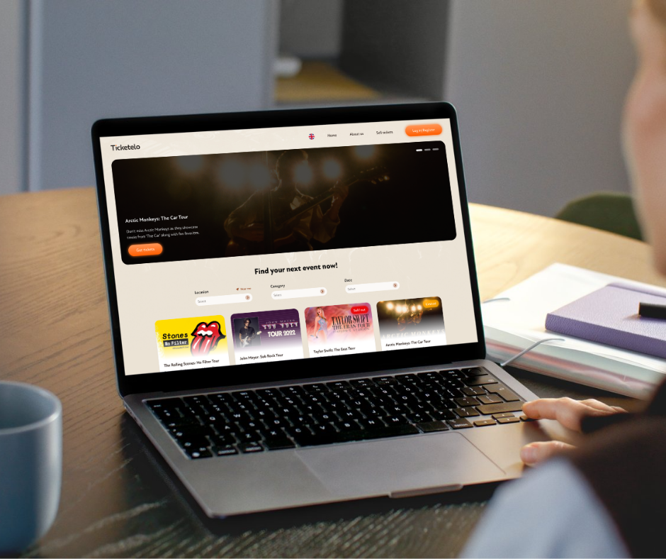 Ticketelo mockup